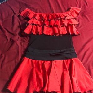 Spanish inspired dance costume